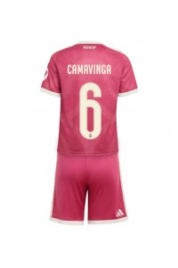 Real Madrid Eduardo Camavinga #6 Babyklær Tredje Fotballdrakt til barn 2026-27 Korte ermer (+ Korte bukser)